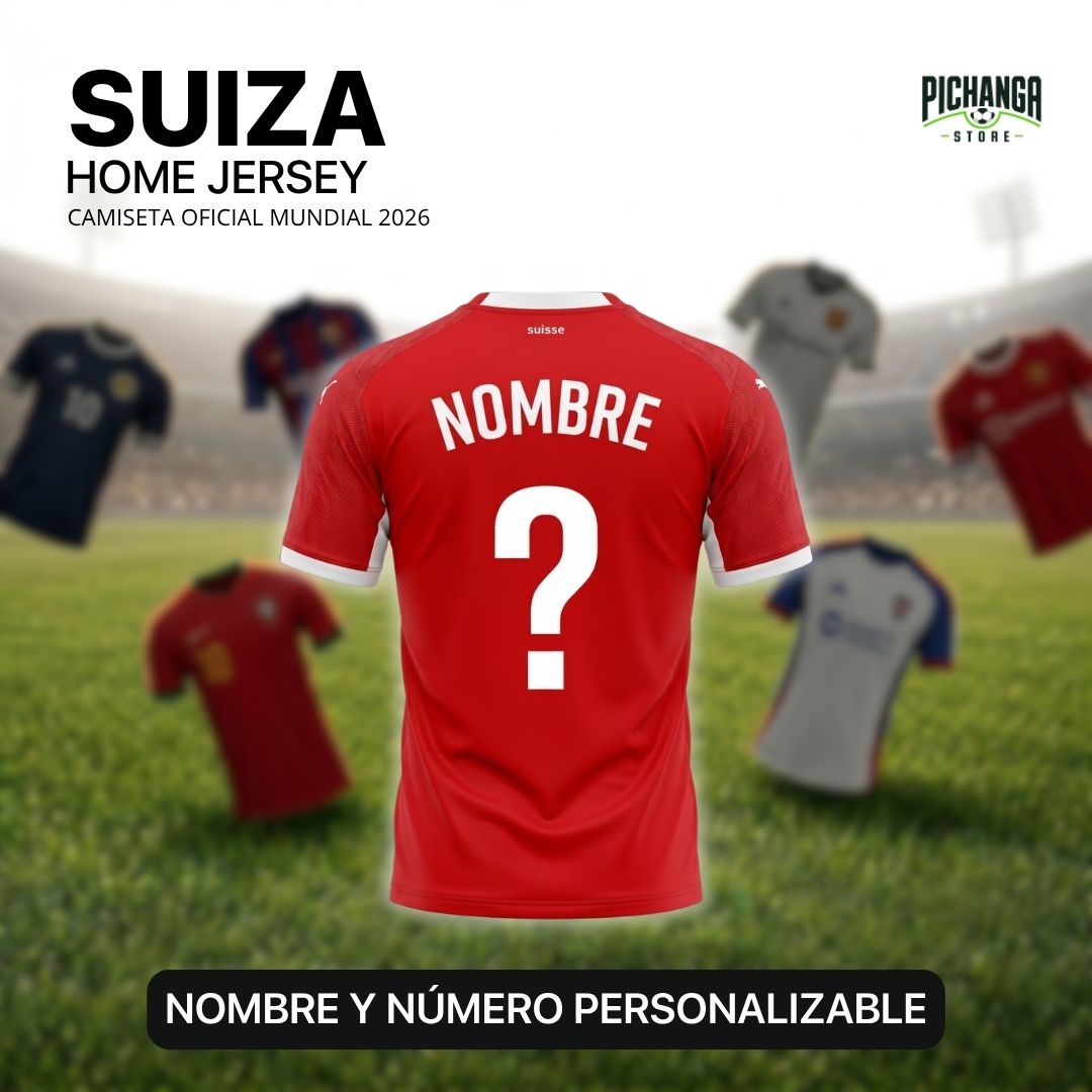 Camiseta Suiza Mundial 2026