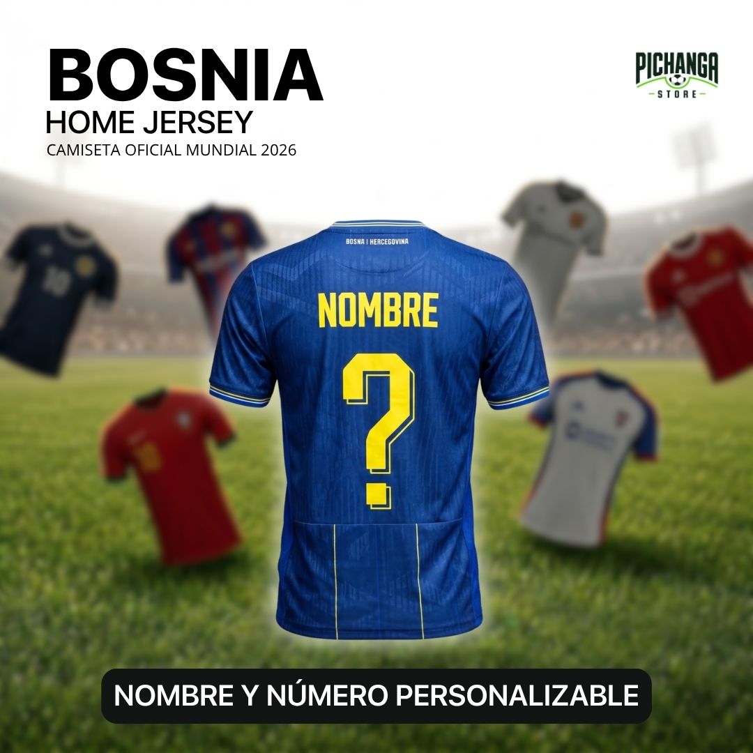 Camiseta Bosnia Mundial 2026