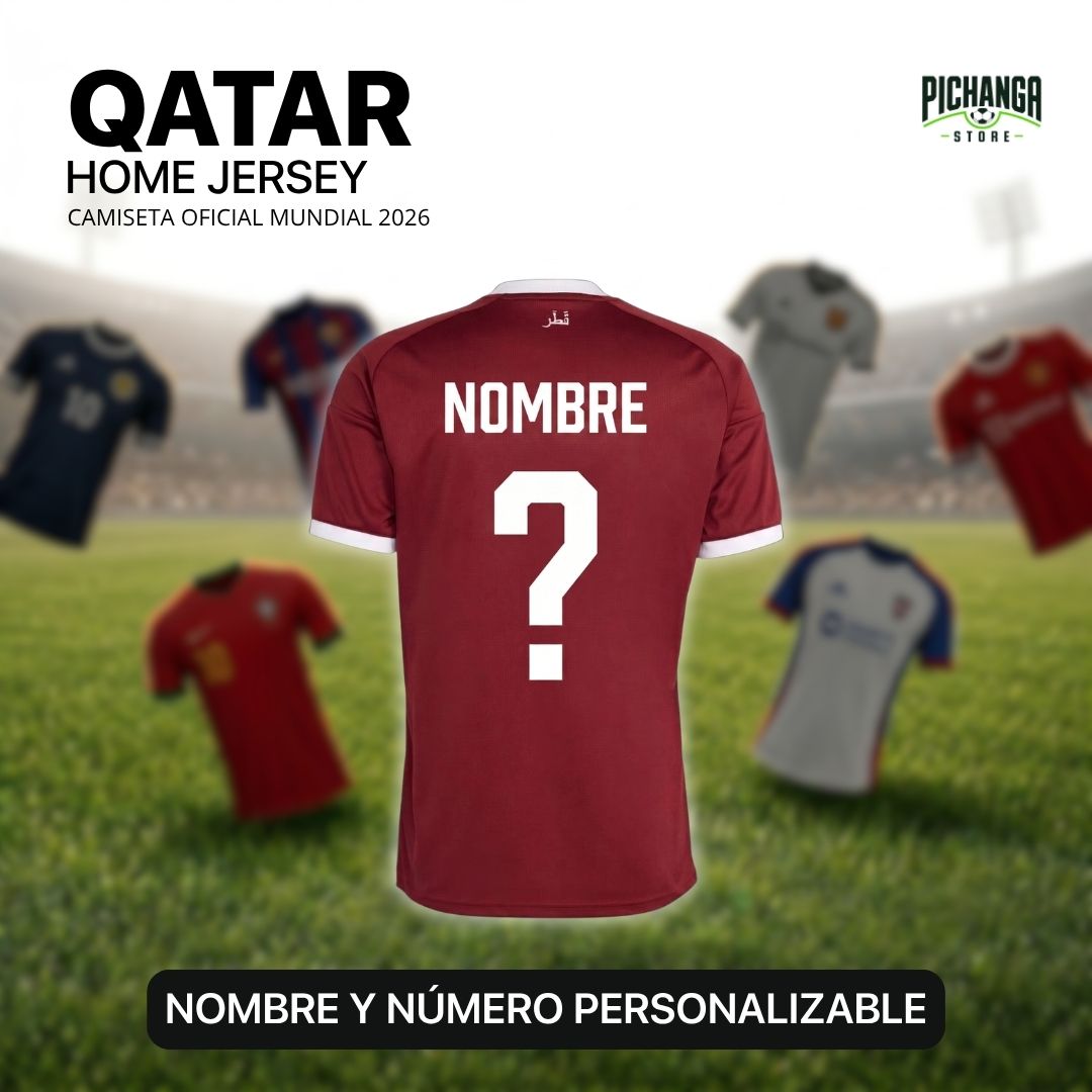 Camiseta Qatar Mundial 2026