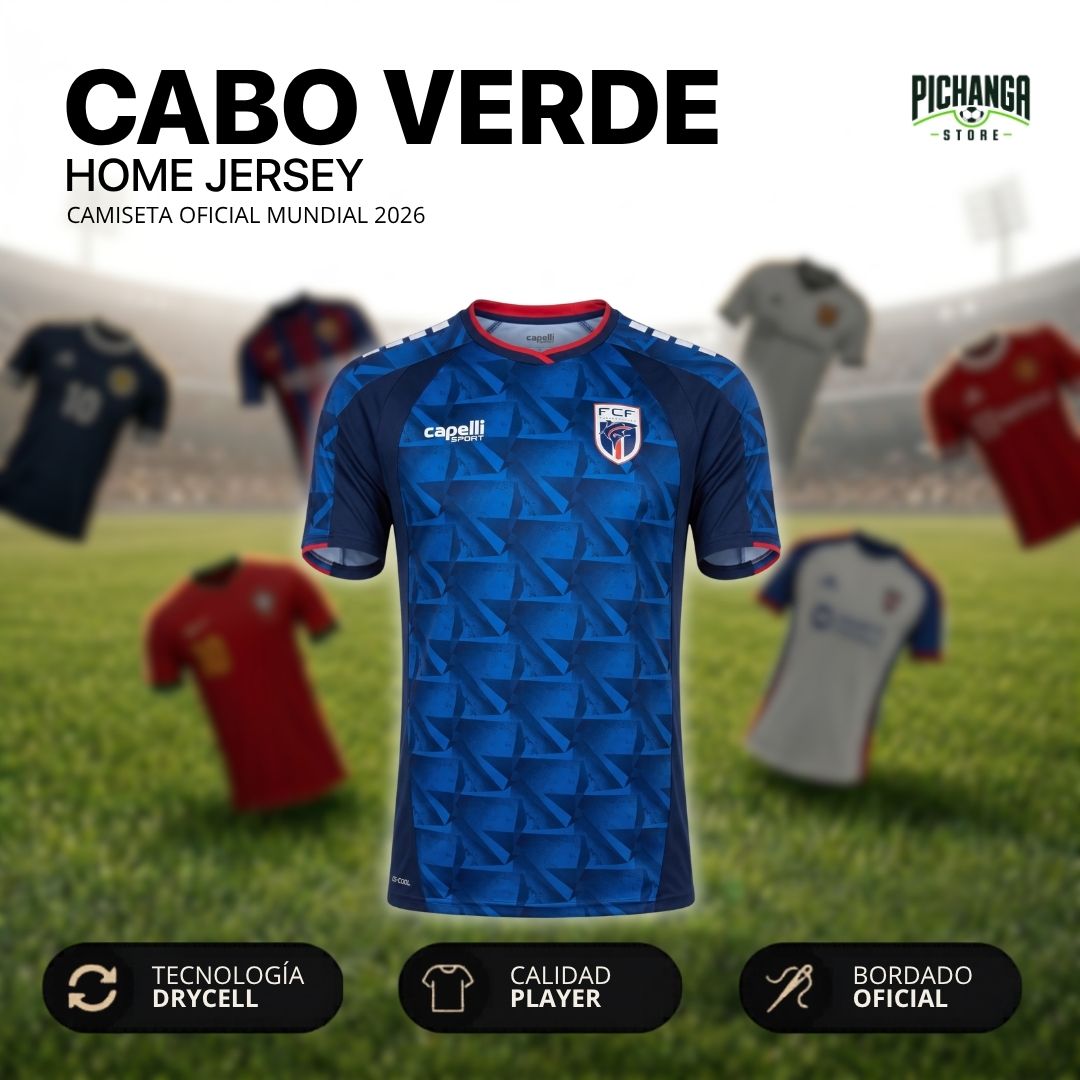Camiseta Cabo Verde Mundial 2026