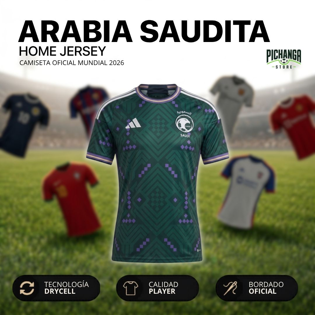 Camiseta Arabia Saudita Mundial 2026