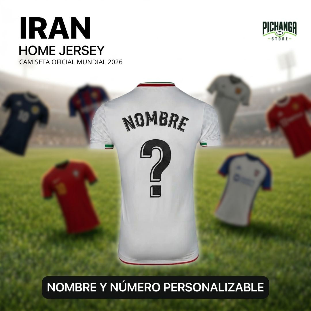 Camiseta Irán Mundial 2026