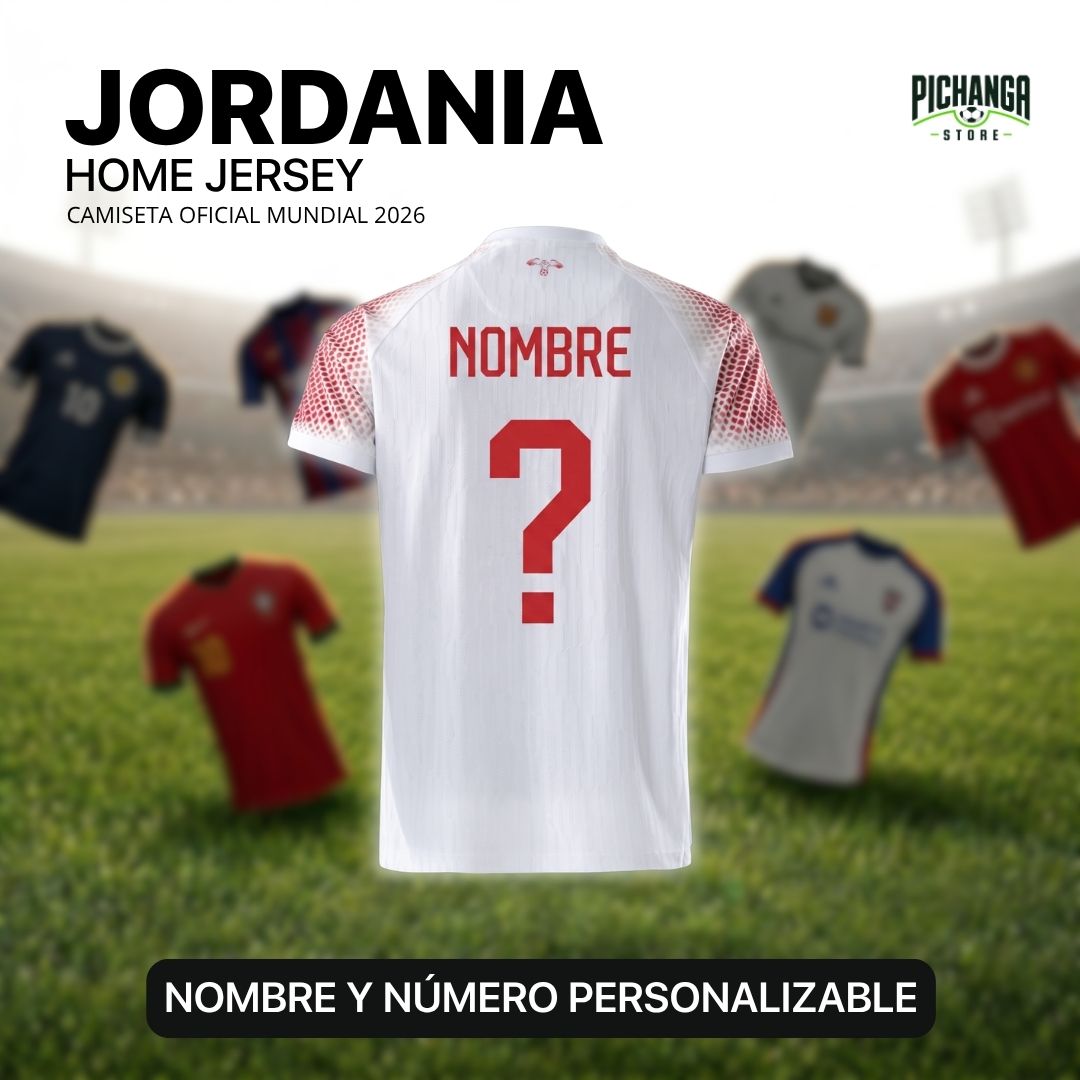 Camiseta Jordania Mundial 2026