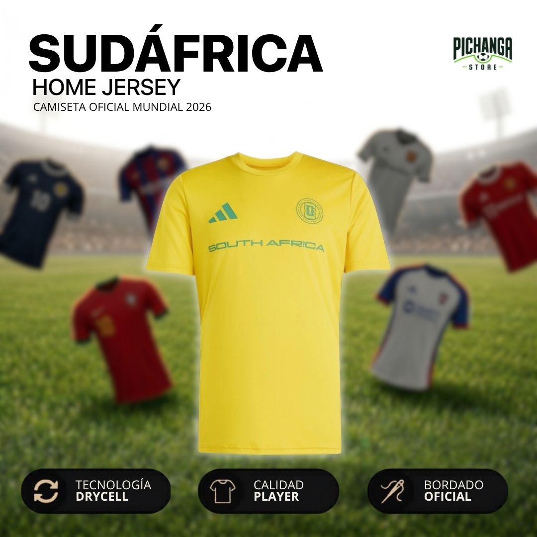 Camiseta Sudáfrica Mundial 2026
