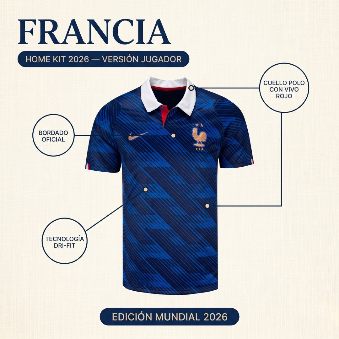 Camiseta Francia Mundial 🇫🇷