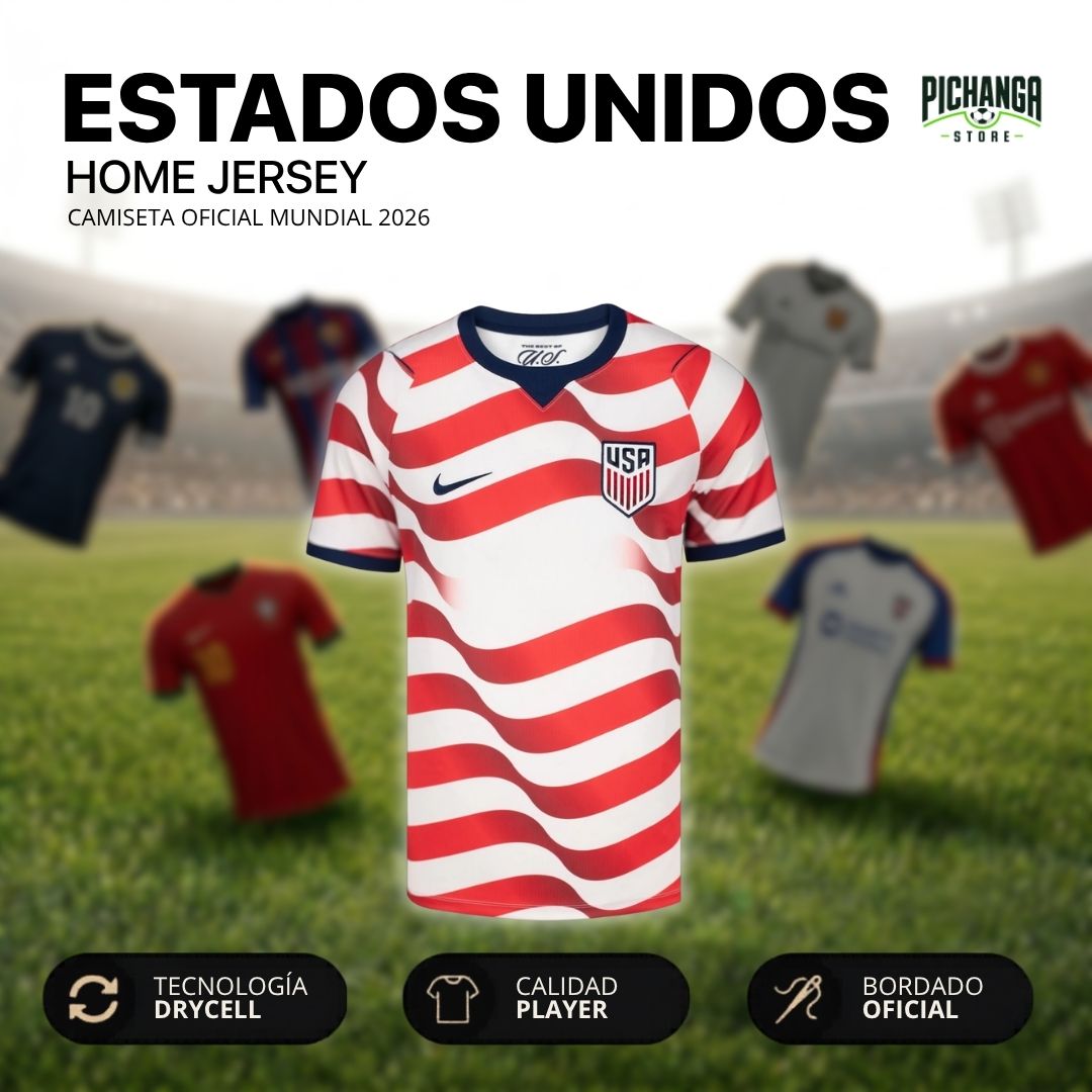 Camiseta Estados Unidos Mundial 2026