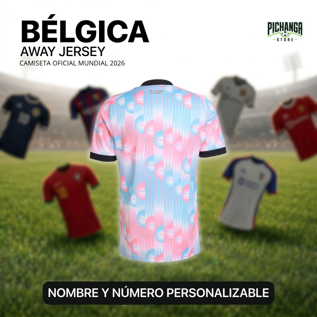Camiseta Bélgica Visita Mundial 2026