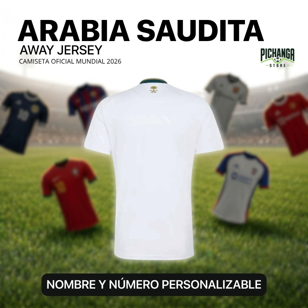 Camiseta Arabia Saudita Visita Mundial 2026