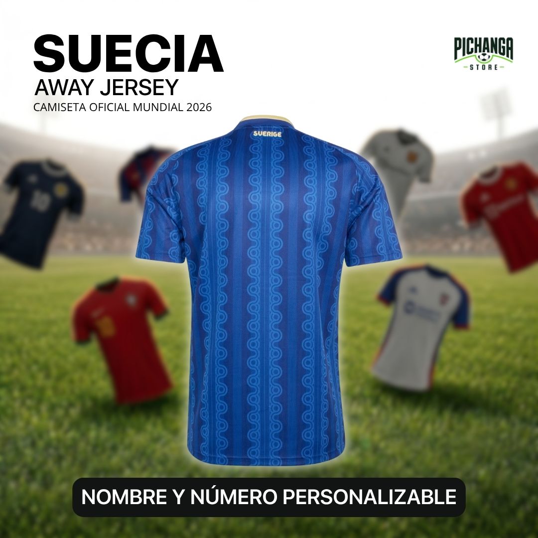 Camiseta Suecia Visita Mundial 2026