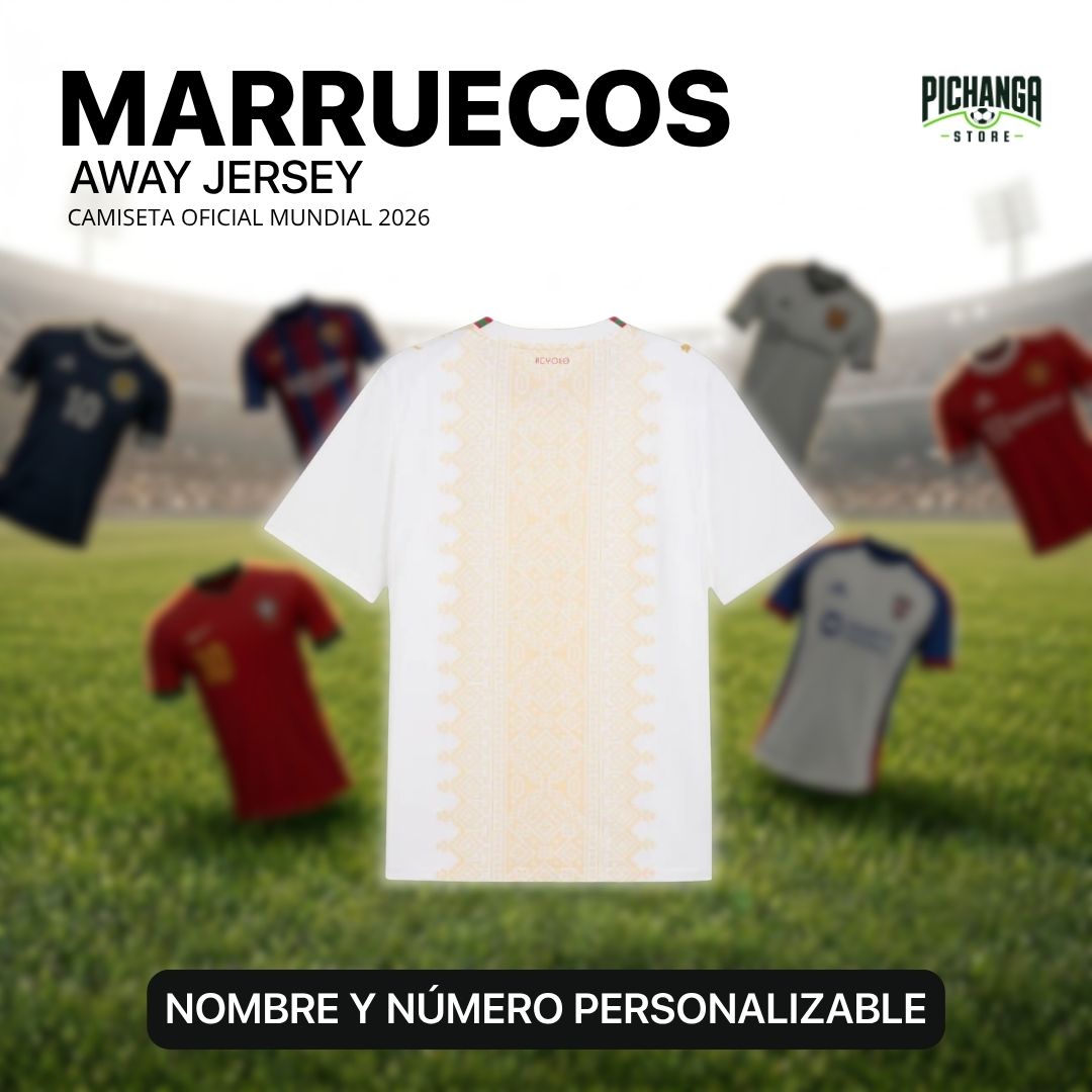Camiseta Marruecos Visita Mundial 2026