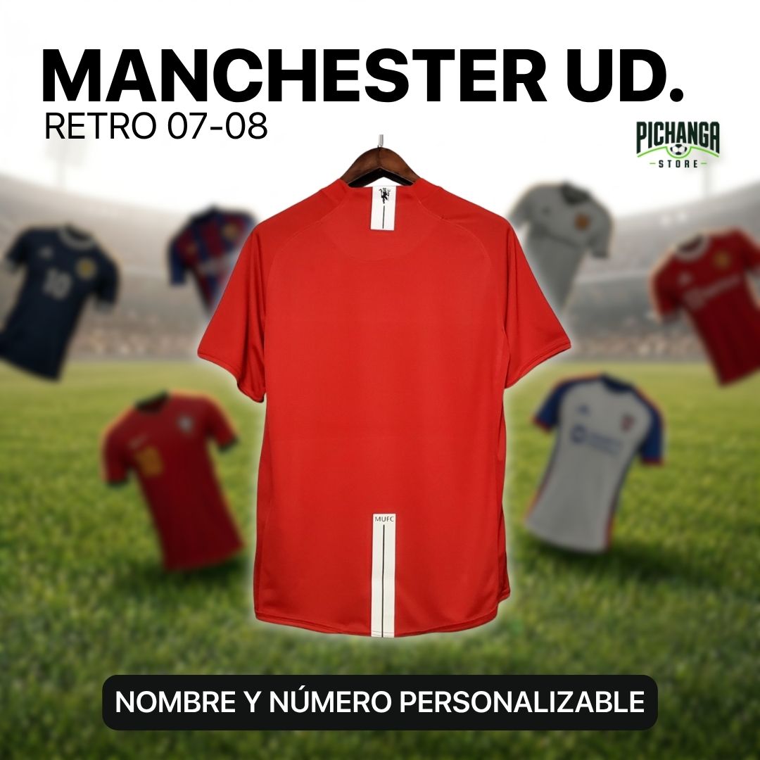 Camiseta Retro Manchester United 07-08 Local