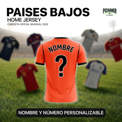 Camiseta Países Bajos Mundial 2026