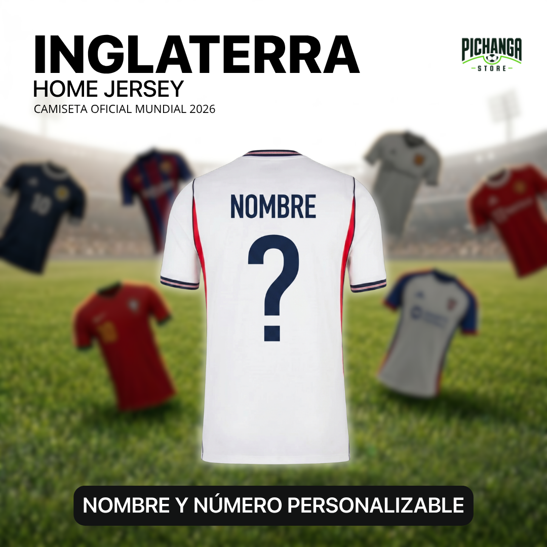 Camiseta Inglaterra Mundial 2026