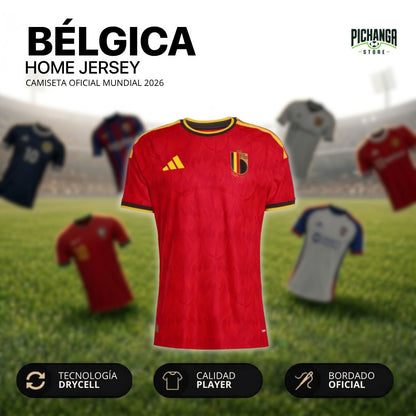 Camiseta Bélgica Mundial 2026