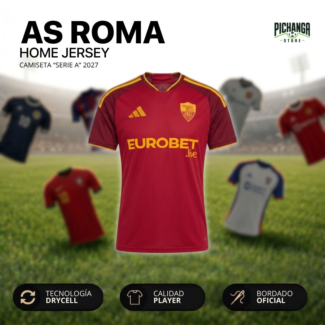 Camiseta As Roma 2027
