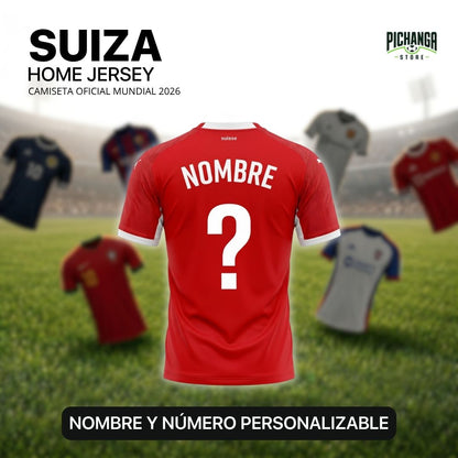 Camiseta Suiza Mundial 2026