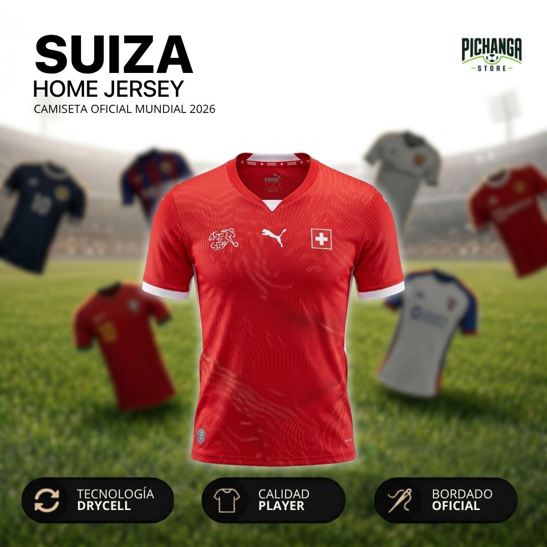 Camiseta Suiza Mundial 2026