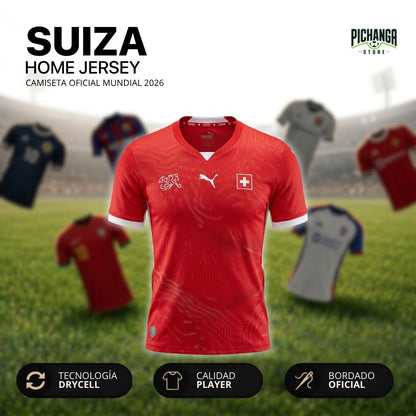 Camiseta Suiza Mundial 2026