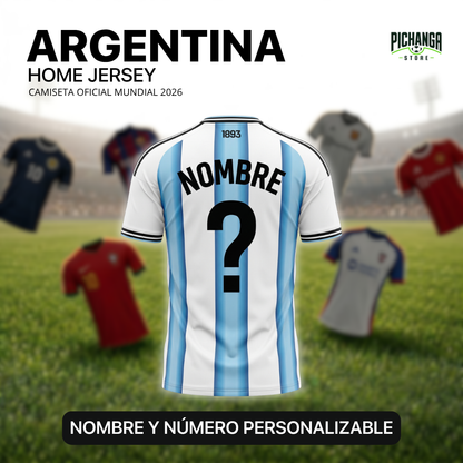 Camiseta Argentina Mundial 2026