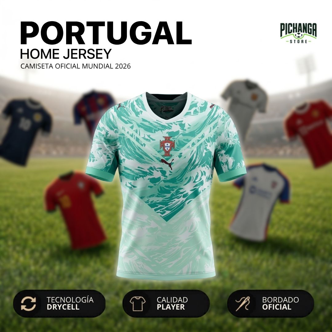 Camiseta Portugal Visita Mundial 2026