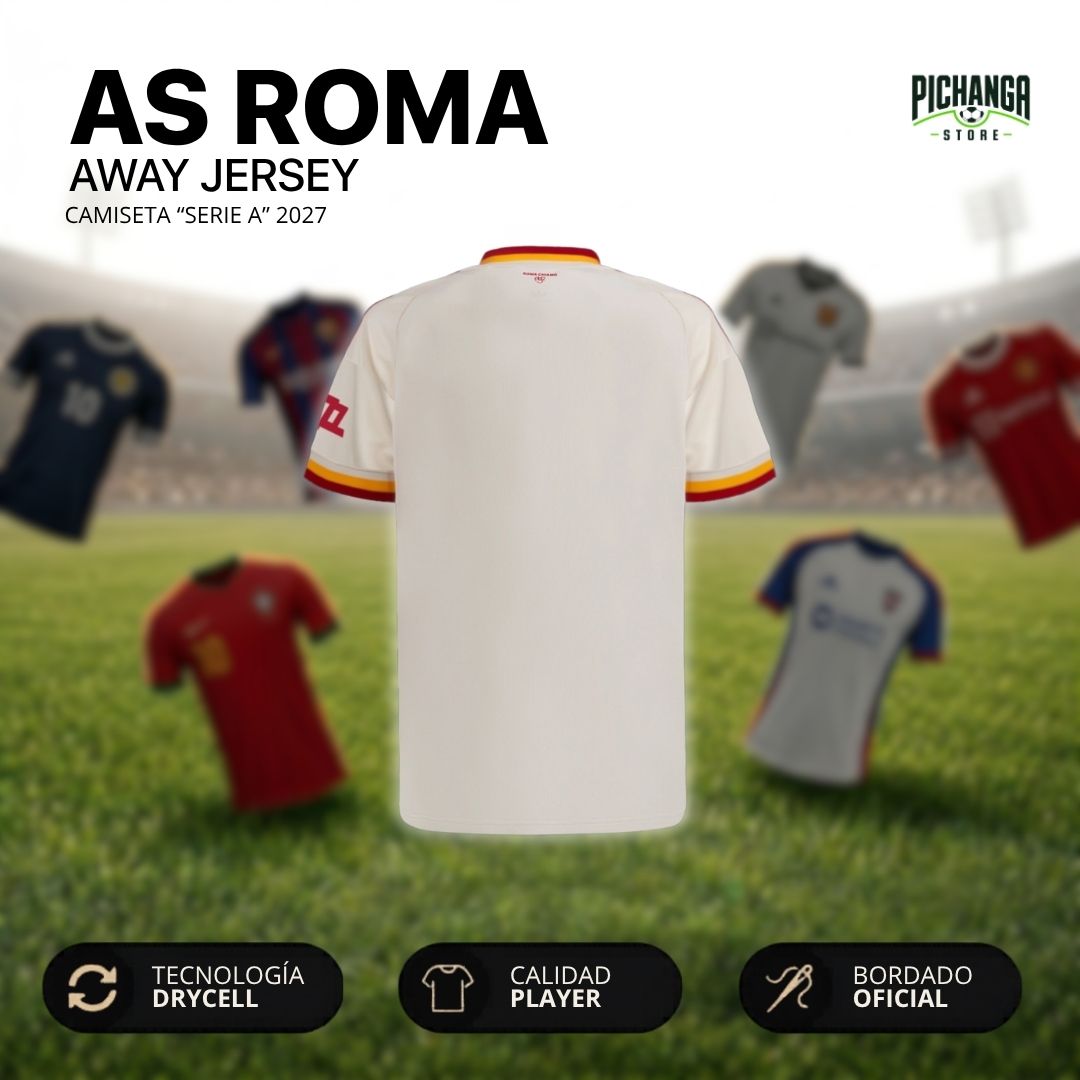 Camiseta As Roma Visita 2027