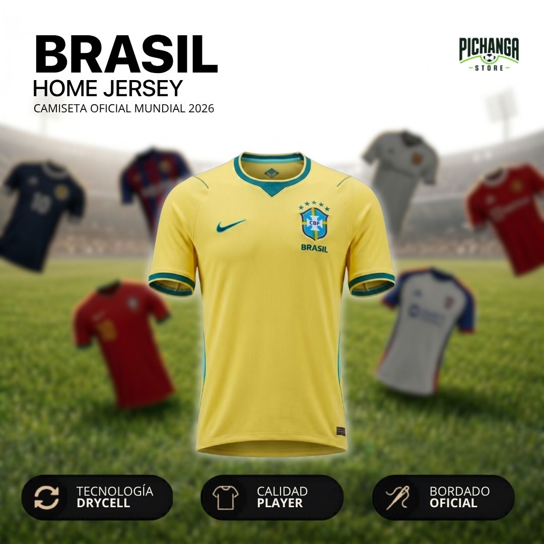 Camiseta Brasil Mundial 2026