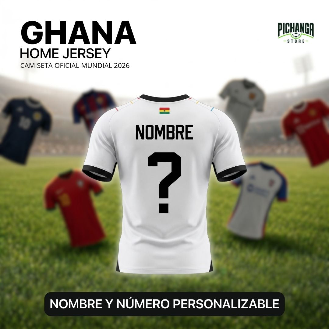 Camiseta Ghana Mundial 2026