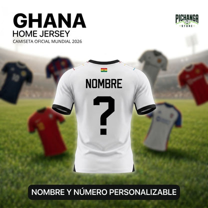 Camiseta Ghana Mundial 2026