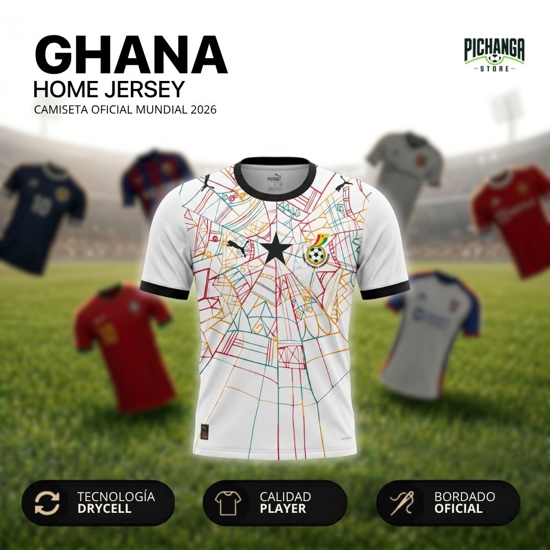 Camiseta Mundial Ghana 2026