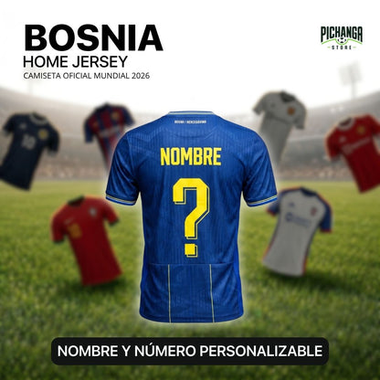 Camiseta Bosnia Mundial 2026