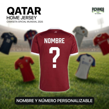 Camiseta Qatar Mundial 2026