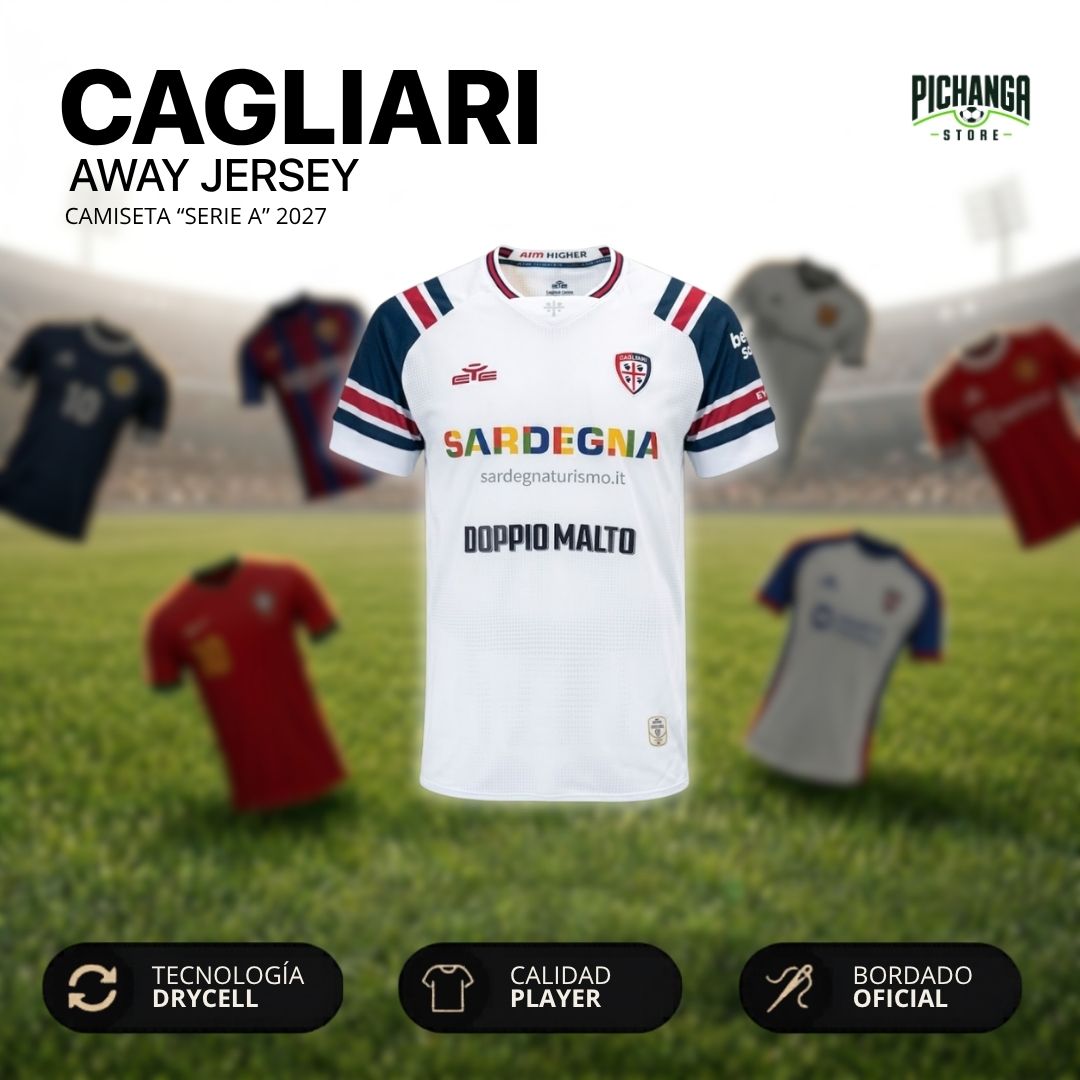 Camiseta Cagliari Visita 2027