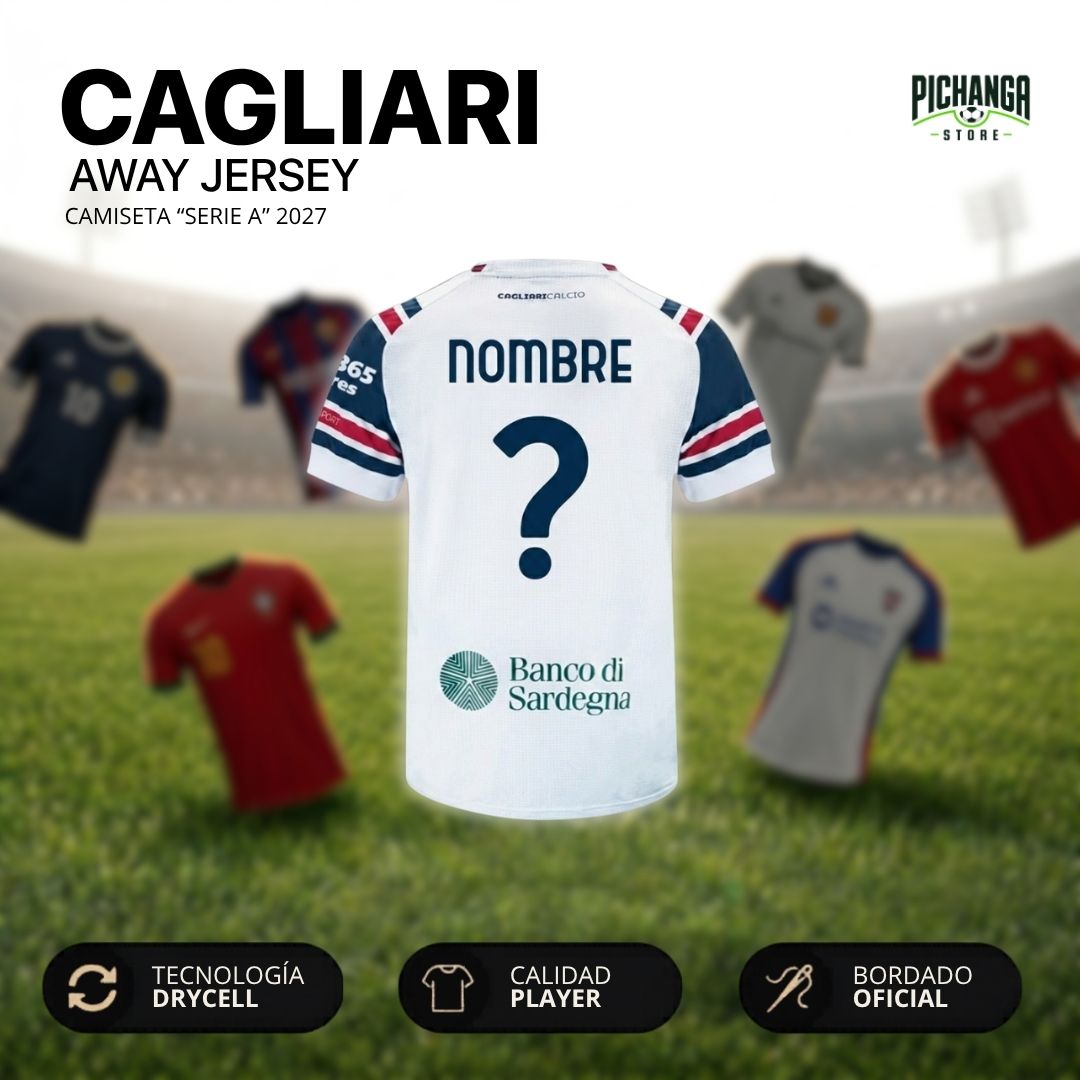 Camiseta Cagliari Visita 2027