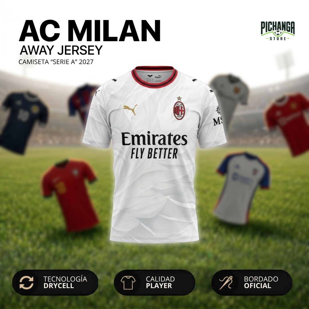 Camiseta Ac Milán Visita 2027