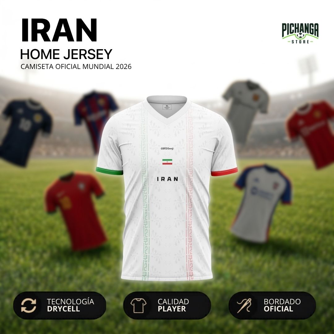 Camiseta Irán Mundial 2026