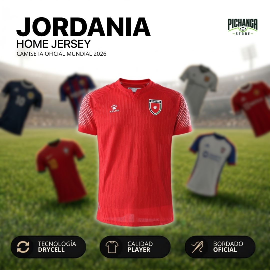 Camiseta Jordania Mundial 2026
