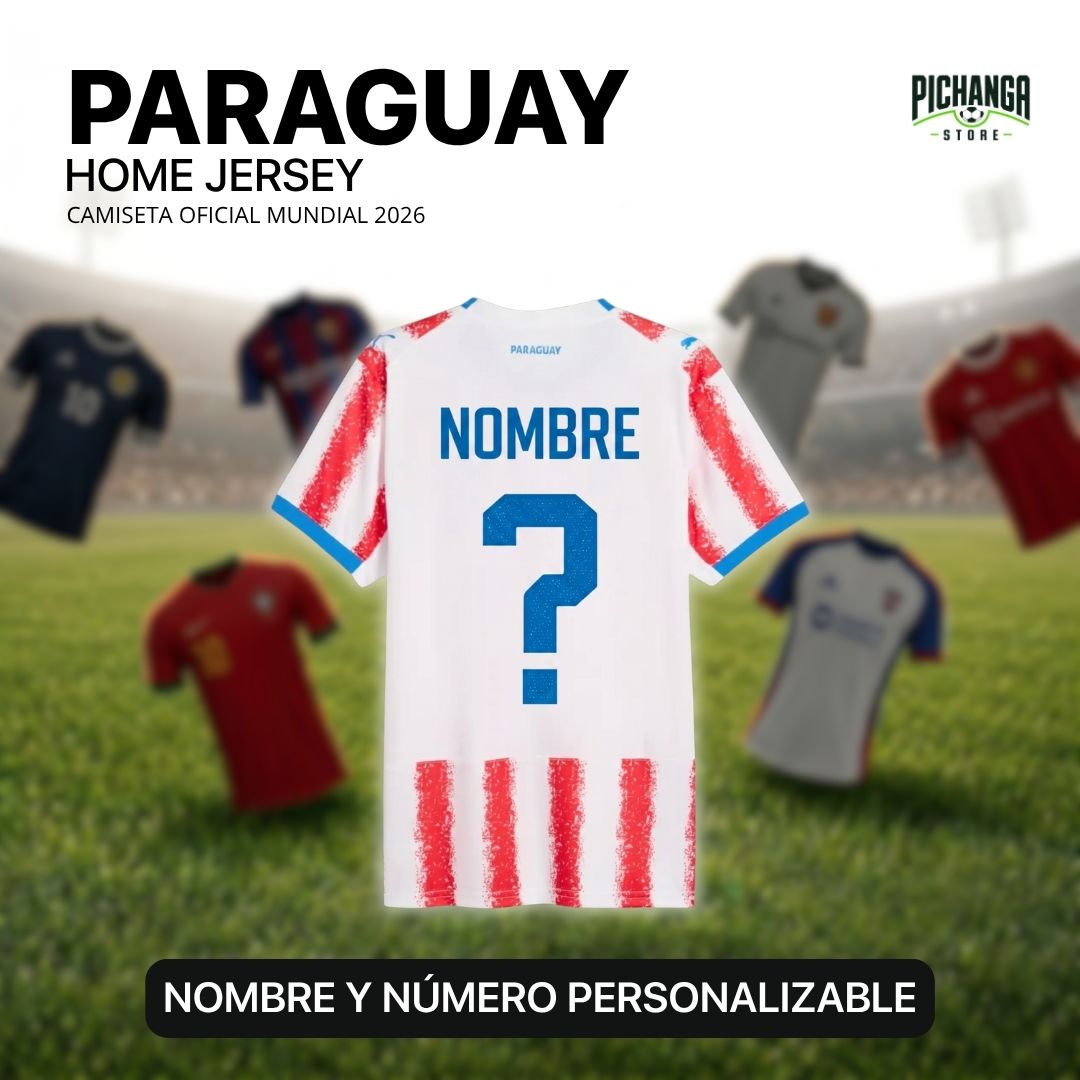 Camiseta Paraguay Mundial 2026