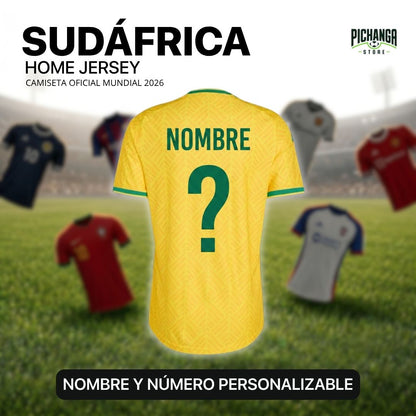 Camiseta Sudáfrica Mundial 2026