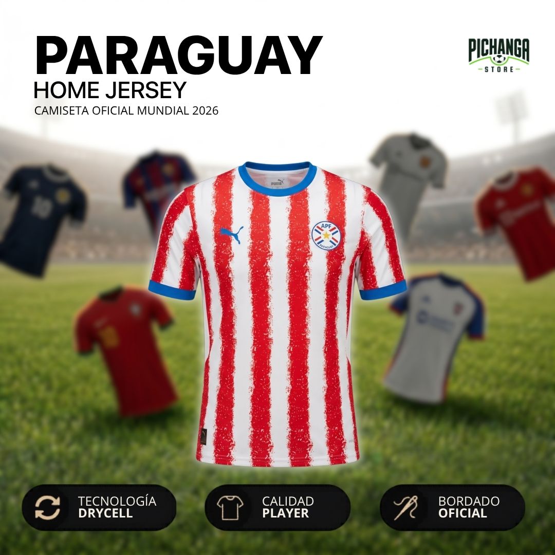 Camiseta Paraguay Mundial 2026