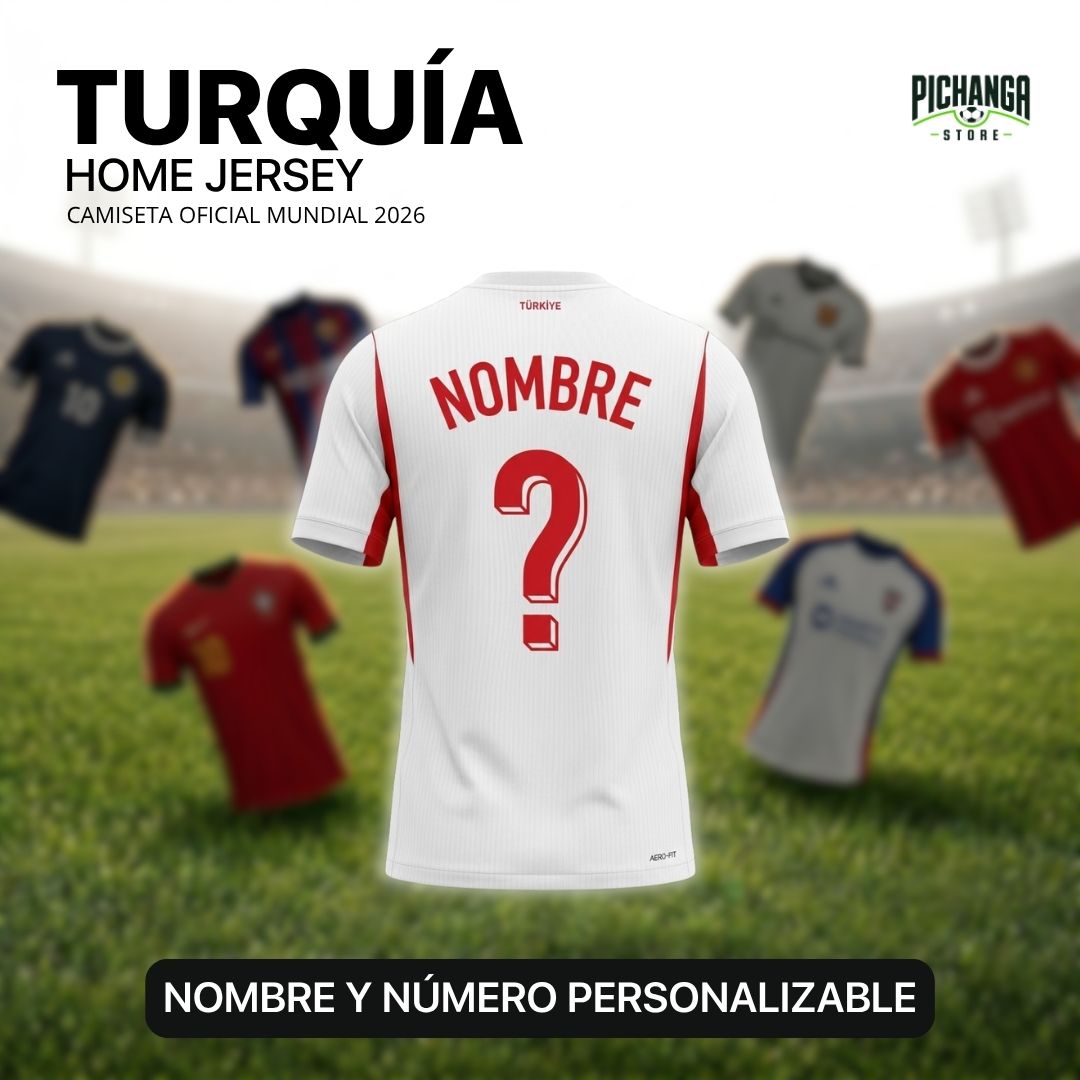 Camiseta Turquía Mundial 2026