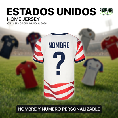 Camiseta Estados Unidos Mundial 2026