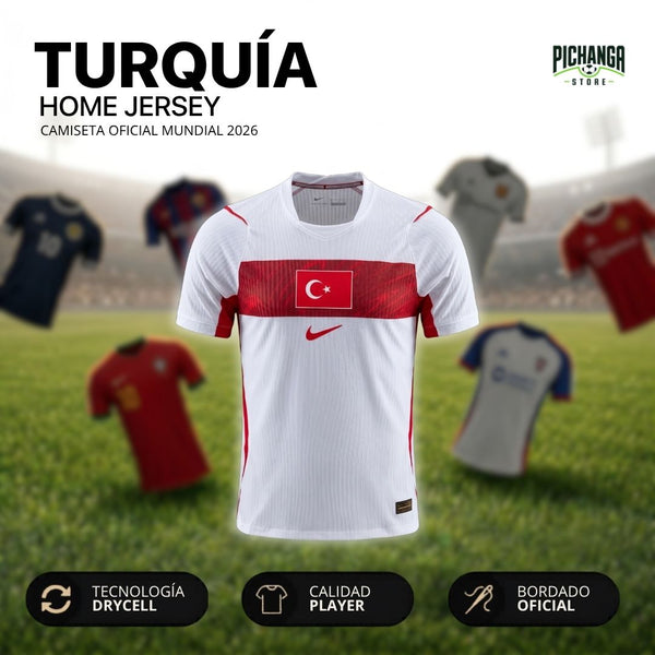 Camiseta Turquía Mundial 2026