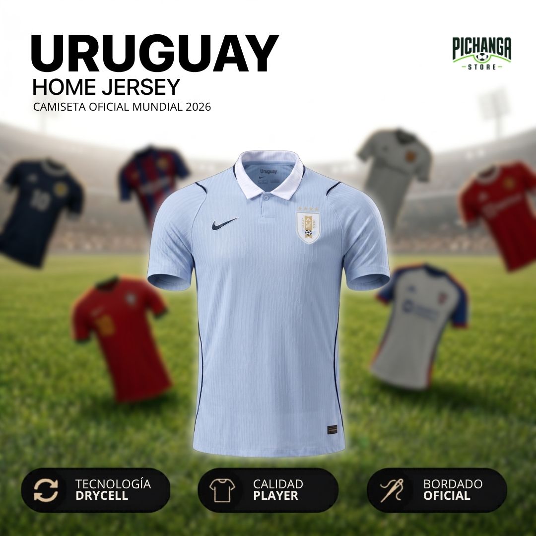 Camiseta Uruguay Mundial 2026