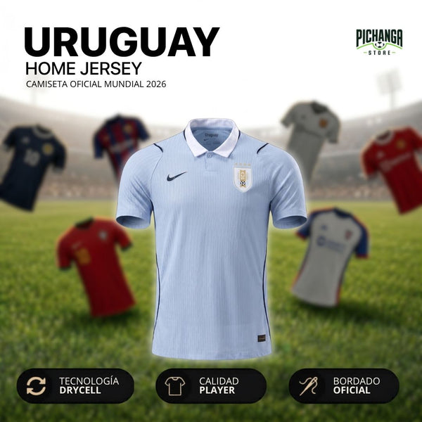 Camiseta Uruguay Mundial 2026