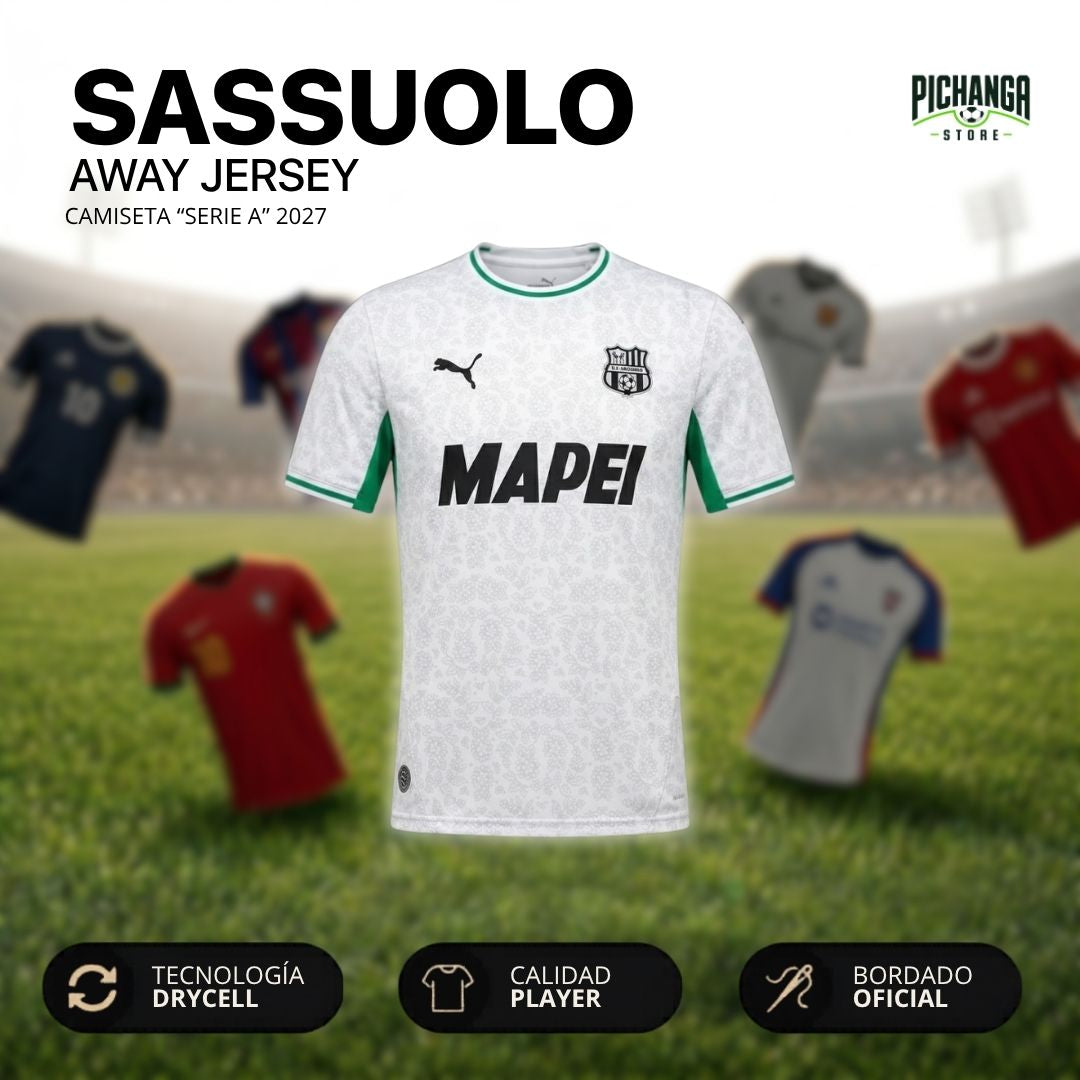 Camiseta Sassuolo Visita 2027