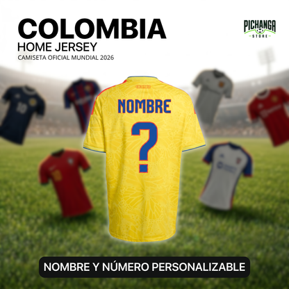 Camiseta Colombia Mundial 2026