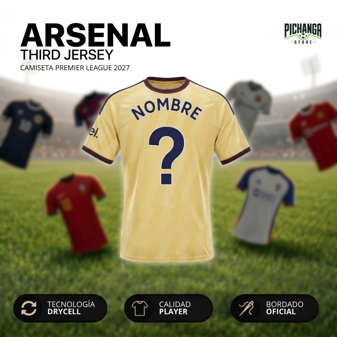 Camiseta Arsenal Tercera Equipación 2027