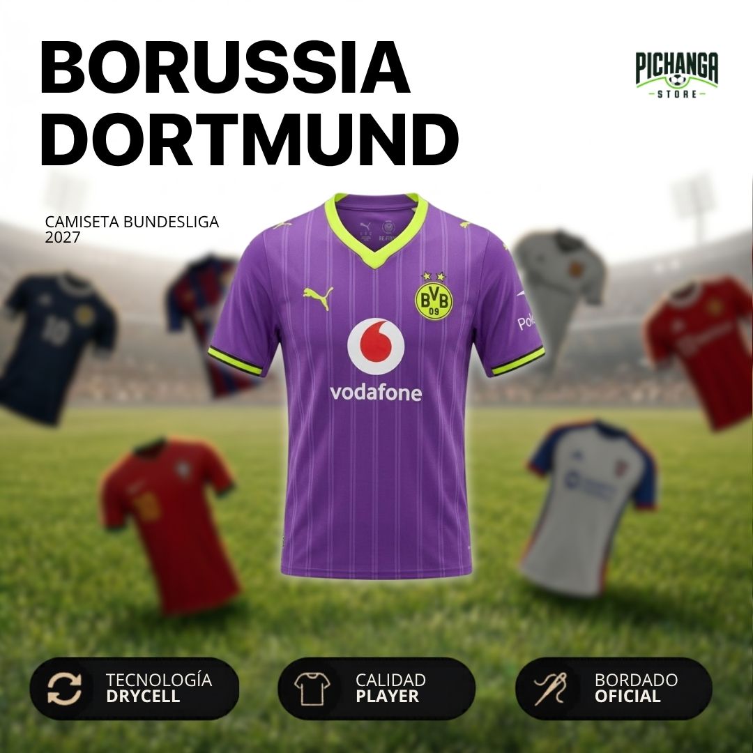 Camiseta Borussia Dortmund Tercera Equipación 2027