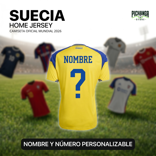 Camiseta Suecia Mundial 2026