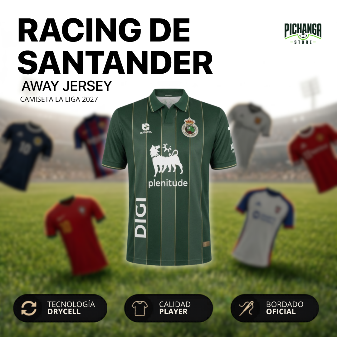 Camiseta Racing de Santander Visita 2027